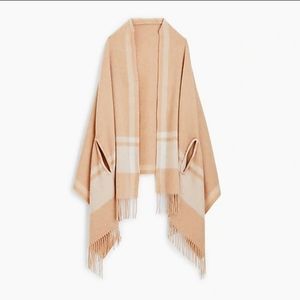 J Crew Heather camel cape